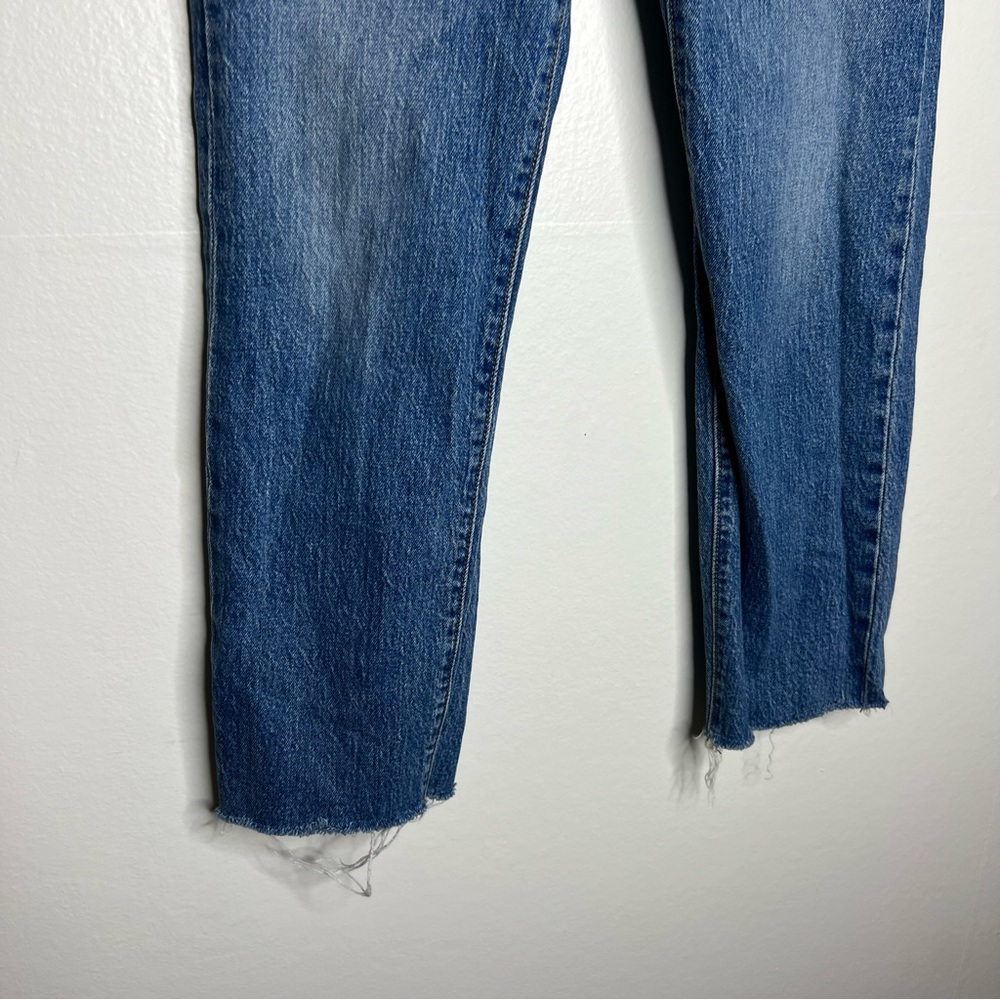 Levi’s Wedgie Straight Raw Hem Sz 24 - Picture 6 of 10
